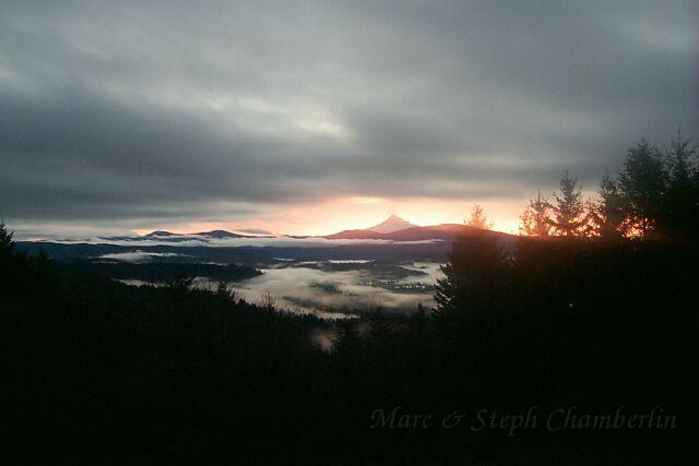 sunrise_med0005.jpg - Sunrise behind Mt Hood.